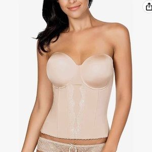 NWT Parfait Women’s Elissa Low Back Bustier European Nude Size 36DD